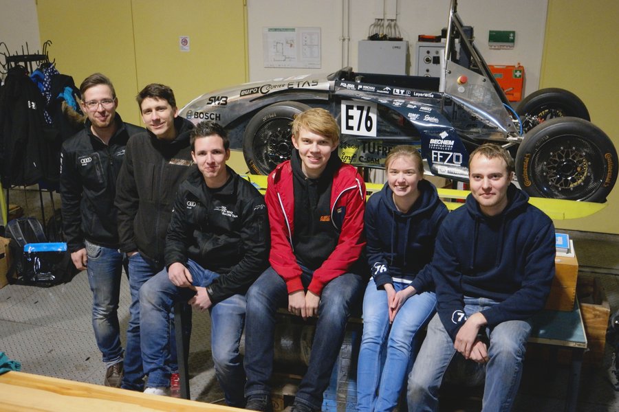 Die Teamleiter der sächsischen Formula Student Teams